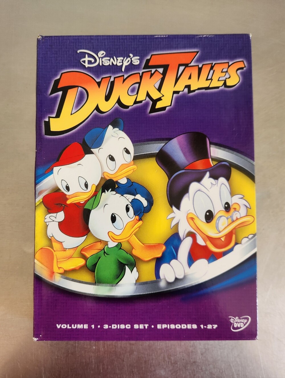 Disney DuckTales Box Set Artwork – Purple, Yellow, Red, Blue, Green